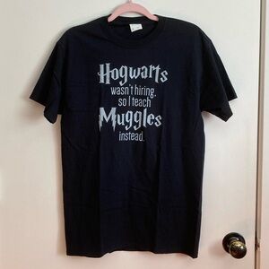 ⭐️ Harry Potter Teacher Black T-Shirt Size Medium